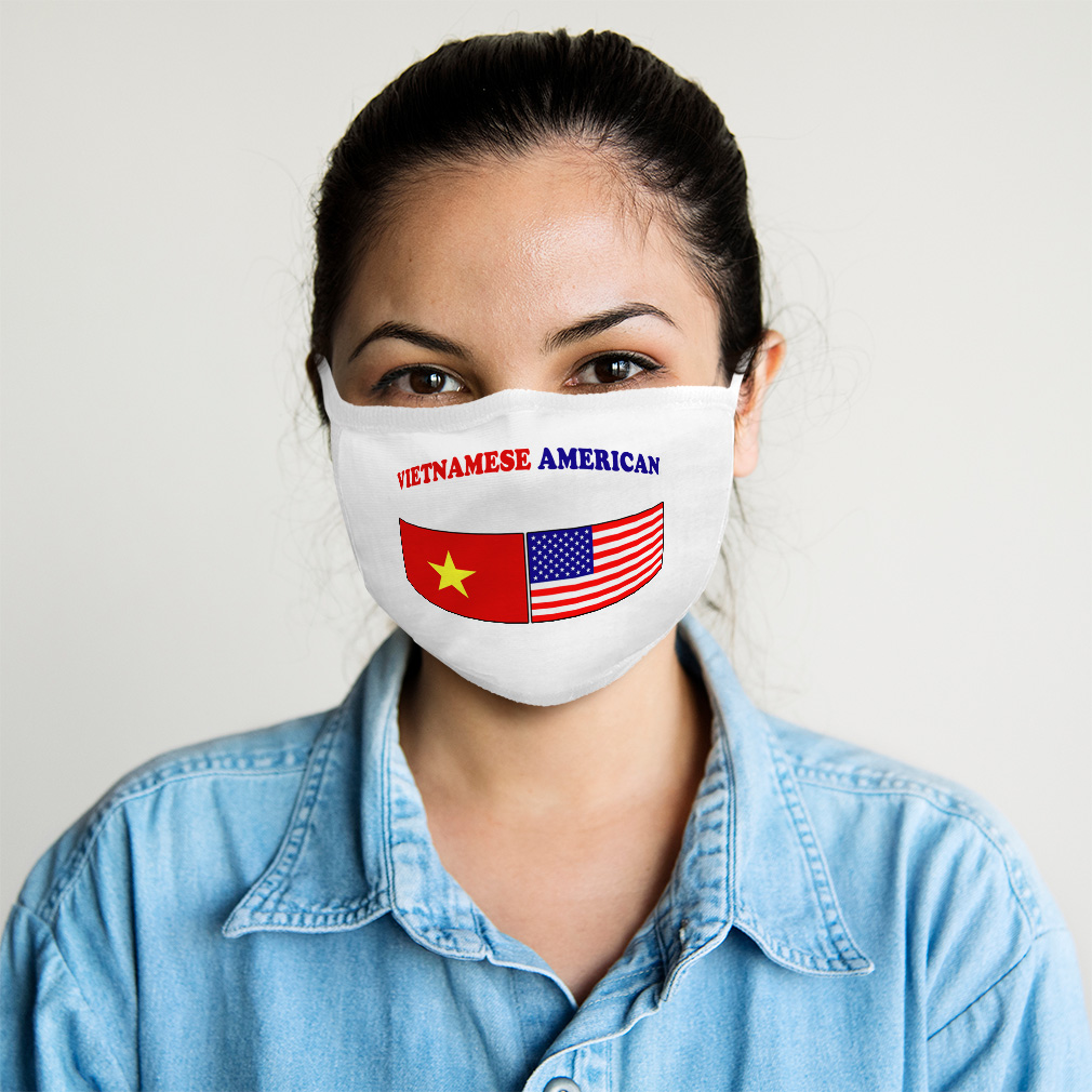 HARXISE South Vietnam Flag South Vietnamese Flags Dust Washable Reusable Filter and Reusable Mouth Warm Windproof Cotton Face